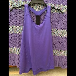 Size medium purple/black athletic tank